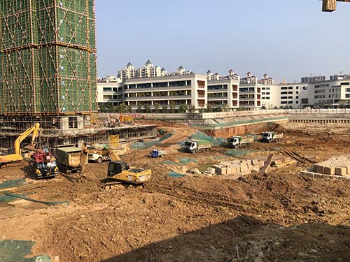 中國安能第二工程局湖畔學苑項目部“戰(zhàn)疫情，抓復工”
