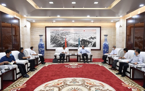 國家電網(wǎng)有限公司總經(jīng)理、黨組副書記辛保安會見寧夏回族自治區(qū)副主席吳秀章