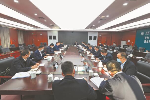 毛偉明董事長、辛保安總經(jīng)理赴國網(wǎng)新疆電力調(diào)研