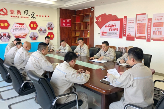 大唐淮北發(fā)電廠(chǎng)開(kāi)展“沖刺四季度，奪取雙勝利”主題黨日活動(dòng)