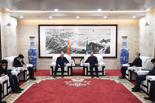 國家電網(wǎng)公司總經(jīng)理、黨組副書記辛保安會見西藏自治區(qū)副主席張永澤