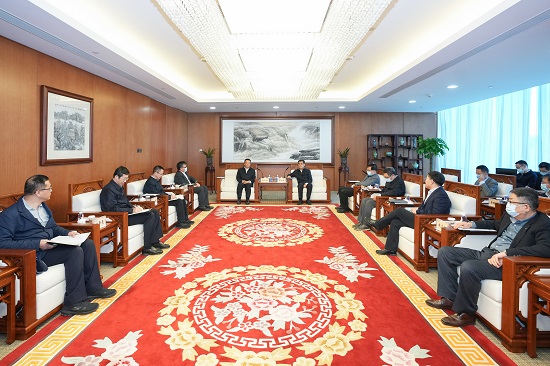 舒印彪鄧建玲會見哈電集團(tuán)董事長曹志安、總經(jīng)理吳偉章