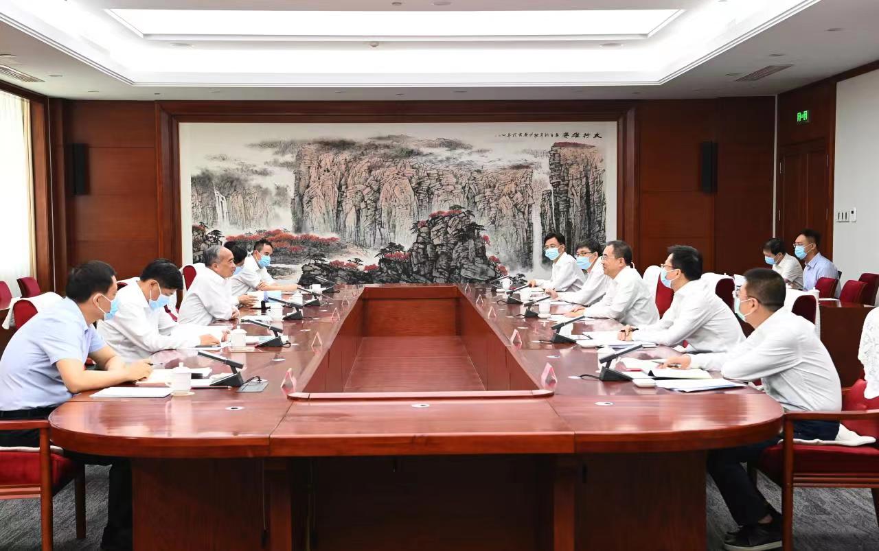鄒磊拜會(huì)山西省委書記、省人大常委會(huì)主任林武
