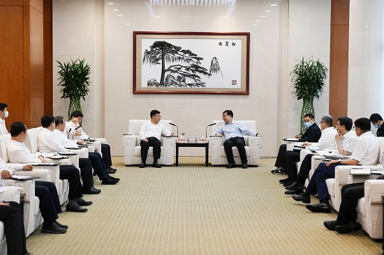 鄧建玲會(huì)見承德市委書記柴寶良、市長(zhǎng)王亞軍