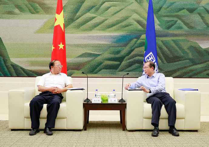 國家電投總經(jīng)理、黨組副書記江毅會見湖北省武漢市委常委、武漢經(jīng)開區(qū)工委書記劉子清