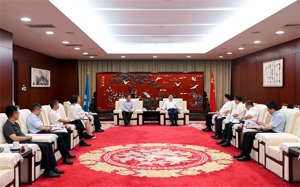溫樞剛會(huì)見中國信達(dá)黨委書記、董事長張衛(wèi)東