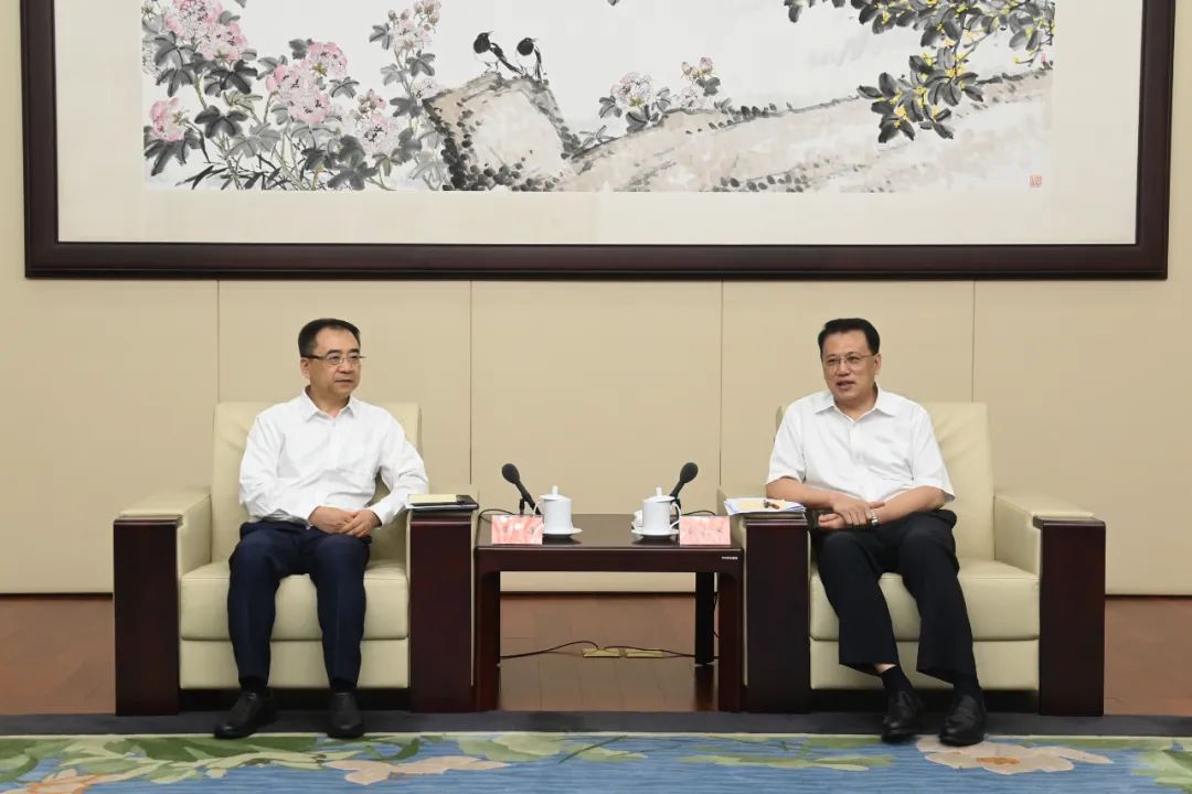 大唐集團(tuán)公司黨組書記、董事長鄒磊拜會(huì)浙江省委書記、省人大常委會(huì)主任袁家軍
