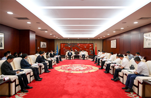 溫樞剛會(huì)見中國進(jìn)出口銀行黨委書記、董事長吳富林