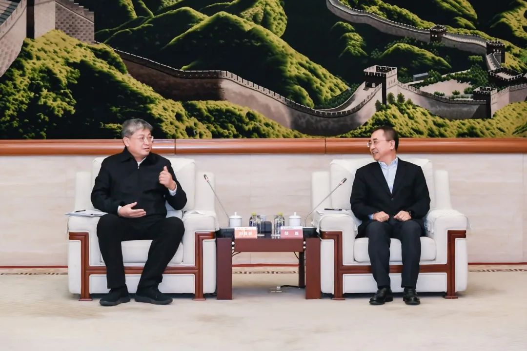 國(guó)家能源集團(tuán)黨組書記、董事長(zhǎng)劉國(guó)躍與中國(guó)大唐主要領(lǐng)導(dǎo)會(huì)談