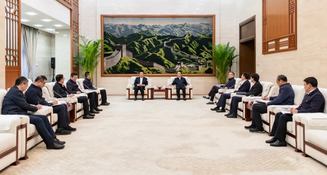 大唐集團黨組書記、董事長鄒磊會見哈電集團黨委書記、董事長曹志安