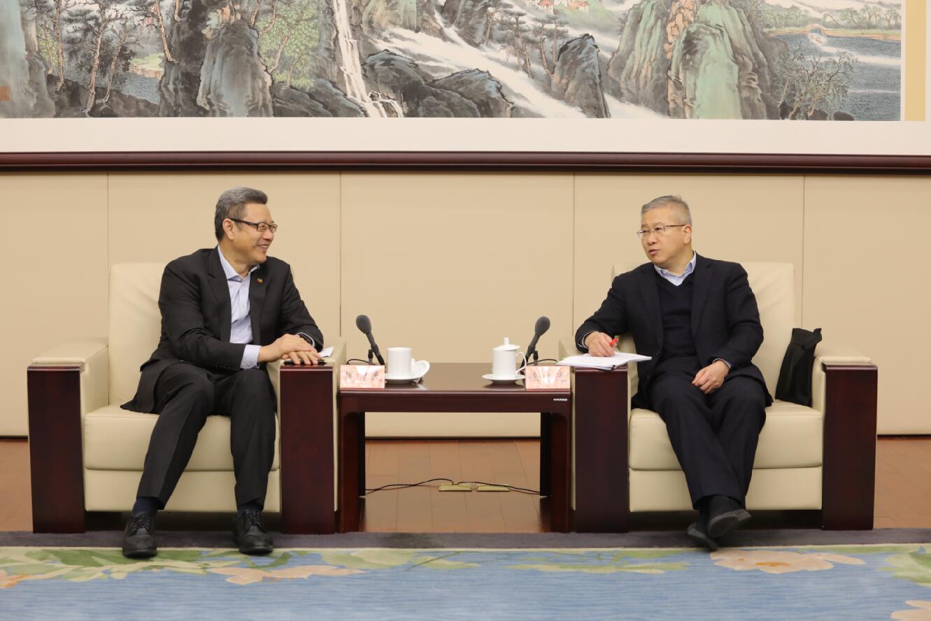 國家電投黨組書記、董事長錢智民拜會浙江省委常委、常務副省長徐文光
