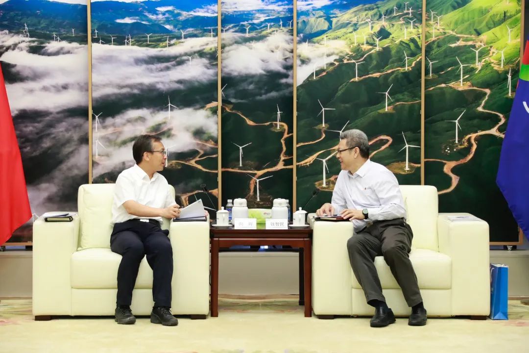 國家電投黨組書記、董事長錢智民會見河北省滄州市市長向輝