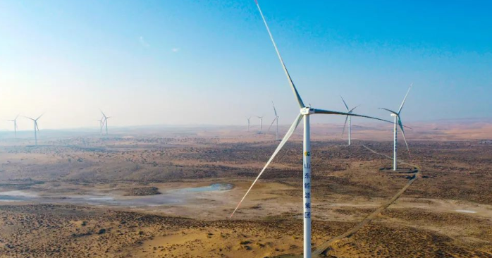 402.6MW！山東能源集團(tuán)又一大型風(fēng)電項(xiàng)目完成全部吊裝