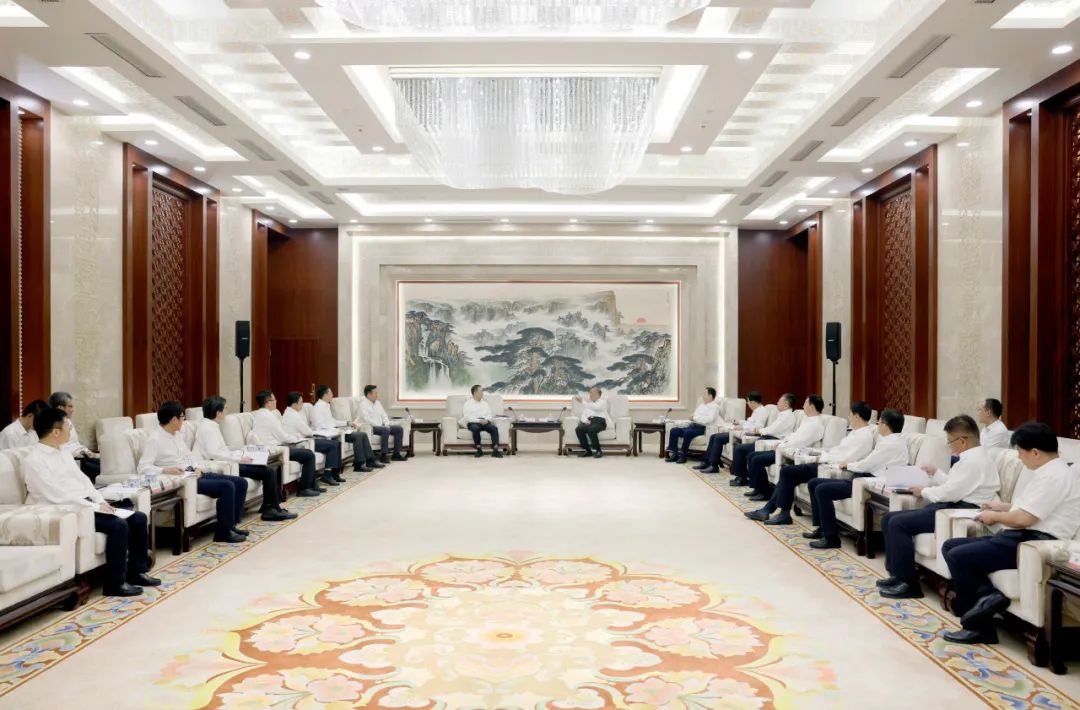 大唐集團(tuán)鄒磊、劉明勝拜會(huì)山東省委書記林武、省長周乃翔