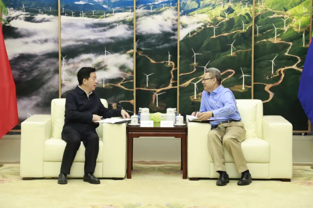 國家電投黨組書記、董事長錢智民會見廣東省韶關(guān)市委書記陳少榮