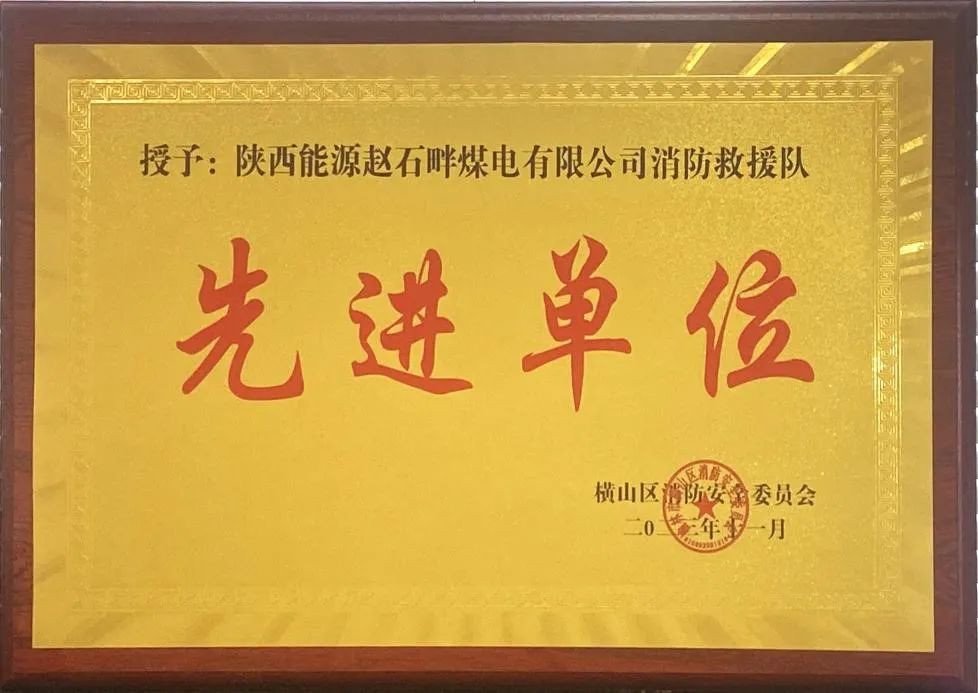 優(yōu)秀！再續(xù)輝煌！陜投集團(tuán)趙石畔煤電消防工作又獲表彰