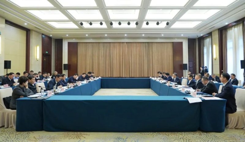 中國能建黨委書記、董事長宋海良與臨沂市委書記任剛會談