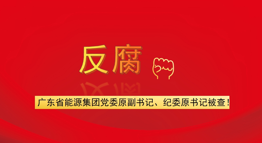 廣東省能源集團(tuán)黨委原副書記、紀(jì)委原書記被查！